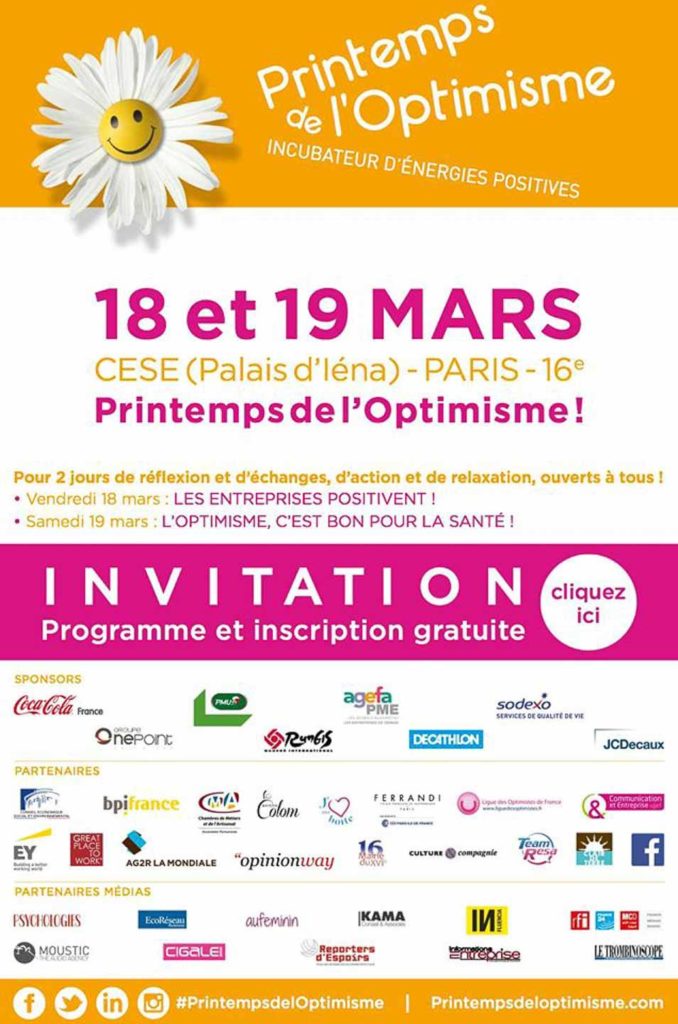 RDV au printemps de l'optimisme